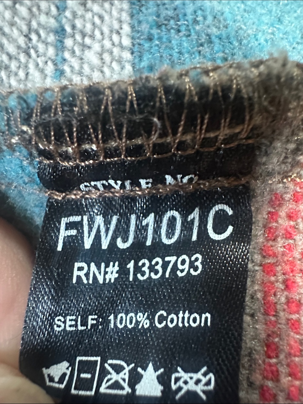 POL Corduroy Aztec Patchwork Oversized Shacket Jacket M - Picture 6 of 8